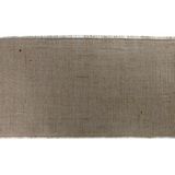 Chaks Jute tafelloper - 2x - 29 x 500 cm - grijs/beige - dicht gaas - Thema antiek/romantisch - Tafeldecoratie versieringen
