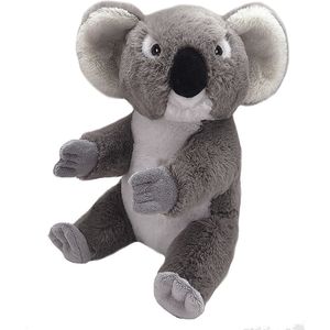 Pluche knuffel dieren Eco-kins koala beer van 16 cm. Wildlife speelgoed knuffelbeesten - Cadeau voor kind/jongens/meisjes