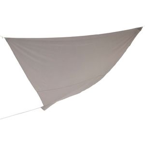 Schaduwdoek/zonnescherm driehoek grijs 3,6 x 3,6 x 3,6 meter
