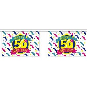 Luxe vlaggenlijn 50e verjaardag 9 meter