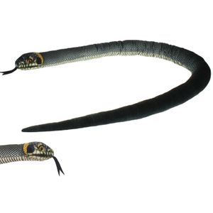 Pluche Knuffel Dieren Ringslang van 150 cm - Speelgoed Slangen Knuffels