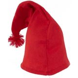 PartyXplosion Verkleed muts voor een kabouter/dwerg - 2x - rood - polyester - volwassenen - one size