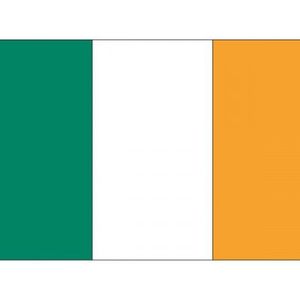 20x Binnen en buiten stickers Ierland 10 cm - Ierse vlag stickers - Supporter feestartikelen - Landen decoratie en versieringen