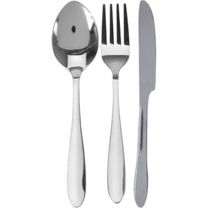 60-Delige bestekset tafelbestek RVS - Keukenbenodigdheden - Tafel dekken - Bestek - Tafelbestek - Messen, vorken en lepels