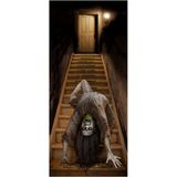 Fiestas Horror deur scenesetter/deurposter - bezeten meisje - Halloween thema versiering - 180 x 80 cm