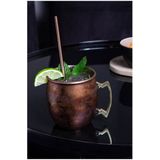 3x Cocktailbekers/cocktailglazen Moscow Mule 450 ml antiek koper - Cocktailglazen