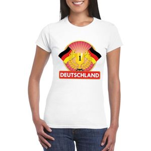 Wit Duits kampioen t-shirt dames - Duitsland supporter shirt