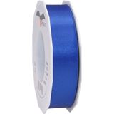 Cadeaulint/sierlint Satijn - 2.5 cm x 25 meter - Blauw - cadeaus inpakken - decoratie/hobby