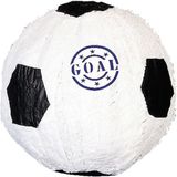 Pinata van een Voetbal set met masker en stok - Pinata 35 cm - Feestartikelen voor een verjaardag