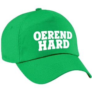 Oerend hard pet groen Achterhoek festival cap voor volwassenen - festival accessoire