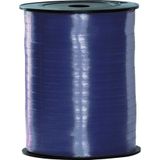 3x rollen blauw sier cadeau lint 500 meter x 5 milimeter - Feestartikelen en versiering