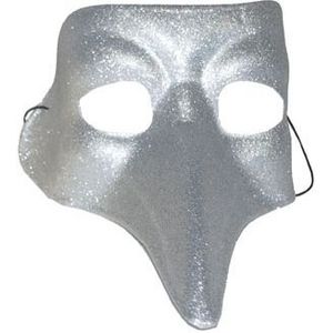 Snavel masker zilver