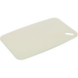 Excellent Houseware Snijplank - 2x - creme wit - Kunststof - 35 x 24 cm - voor keuken/voedsel