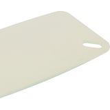 Excellent Houseware Snijplank - 2x - creme wit - Kunststof - 35 x 24 cm - voor keuken/voedsel