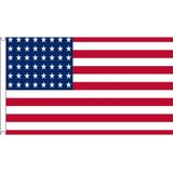 Oude USA vlag met 48 sterren