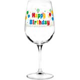 Wijnglas fun verjaardagscadeau Happy Birthday 500 ml