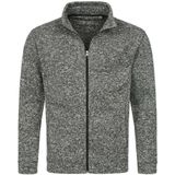 Fleece vest premium donker grijs voor heren - Outdoorkleding wandelen/camping - Vesten/jacks herenkleding