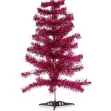 Krist+ kerstboom/kunst kerstboom - fuchsia roze - 90 cm - klein