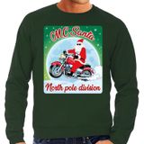 Foute Kersttrui / sweater - MC Santa North Pole division -  motorliefhebber / motorrijder / motor fan voor heren - kerstkleding / kerst outfit