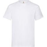 3-Pack Maat 2XL - T-shirt wit heren - Ronde hals - 185 g/m2 - (Onder)shirt - Witte shirts voor mannen