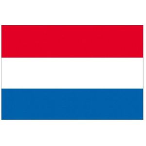 Vlag Nederland 149 x 85 cm - Vlaggenmast vlaggen - Nederlandse vlag voor buiten