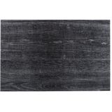Set van 10x stuks placemats hout print ebbehout - PVC - 45 x 30 cm - Onderleggers