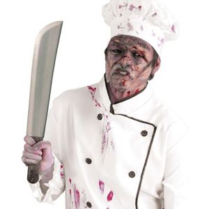 Horror slagersmes/kapmes/machete - Halloween verkleed accessoire 53 cm