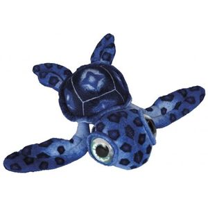 Pluche Schildpad Blauw 39 cm