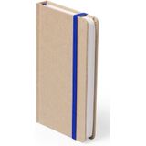 3x Luxe schriften blauw elastiek A6 formaat - notitieboekjes