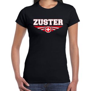 Zuster t-shirt dames - beroepen / cadeau / verjaardag