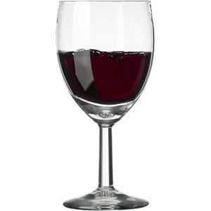 6x Wijnglazen voor rode wijn 290 ml Gilde - 29 cl - Rode wijn glazen - Wijn drinken - Wijnglazen van glas