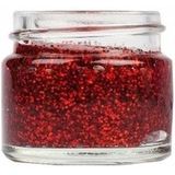 Superstar glittergel rood