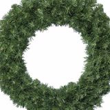 Set van 2x stuks groene kerstkransen/dennenkransen 50 cm kerstversiering - Dennenkransen/kerstkransen/deurkransen