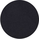 Zwart tafelkleed van polyester/katoen met formaat rond 160 cm - Basic eettafel tafelkleden