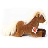 Hermann Teddy Knuffeldier Paard - zachte pluche stof - premium knuffels - lichtbruin - 30 cm -  Boerderij - Paarden