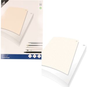48 vellen A3 overtrekpapier / transparant tekenpapier - 80 grams