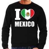 I love Mexico supporter sweater / trui voor heren - zwart - Mexico landen truien - Mexicaanse fan kleding heren