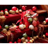 Bellatio Decorations Kerstballen - 37 stuks - kunststof - goud - onbreekbaar - 6 cm