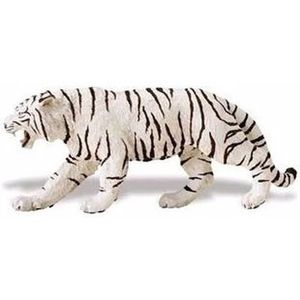 Plastic witte tijger 15 cm