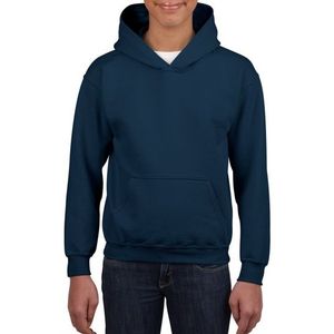 Navy capuchon sweater voor jongens