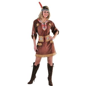 Bruine indianen dames outfit