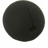 Verkleed neus horrorclown - 5x - fopneus - zwart - Halloween verkleed accessoires