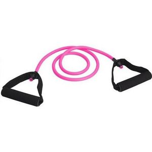 Roze sport elastiek licht fitnessartikelen - Fitness/sport artikelen - Homegym producten