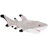 Pluche kleine knuffel dieren Rifhaai van 55 cm - Speelgoed haaien/vissen zeedieren - Leuk als cadeau