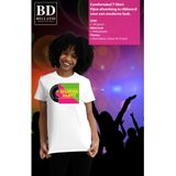Bellatio Decorations Disco verkleed T-shirt voor dames - 80s party - zwart - jaren 80 feest/carnaval
