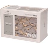 Kerstverlichting warm wit binnen/buiten 180 lampjes 18 meter/1800 cm - Warm witte indoor/outdoor boomverlichting - Kerstlampjes/kerstlichtjes met timer