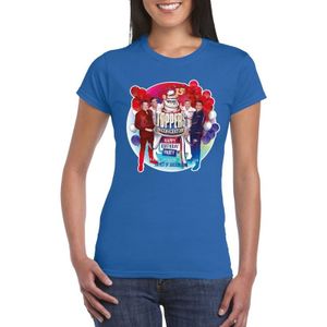 Blauw Toppers in concert 2019 officieel t-shirt dames - Officiele Toppers in concert merchandise