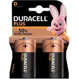 Duracell D Plus batterijen - 2 stuks - 1.5 V - LR20 MN1300