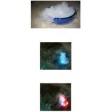 Mistmaker rook machine met lampjes in 3 kleuren 5 x 4 cm - Werkt met water - Halloween feestdecoratie