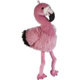 Pluche Flamingo Knuffel 41 cm - Knuffeldier/Knuffelbeest - Tropische Vogels
